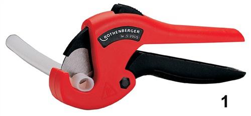 Bild von ROTHENBERGER ROCUT TC 75 Professional Kunststoffrohrschere, 0mm-75mm Arbeitsbereich Durchmesser | 52015 | Kunststoffschere, Schere für Rohre