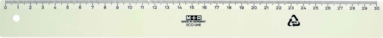 Bild von M R Lineal M + R 11301800 M + R Lineal ECO 2 30,0 cm, weiß