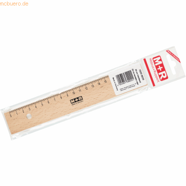 Bild von Magni, Massstab, Holzlineal 20cm im Blister (200 mm)