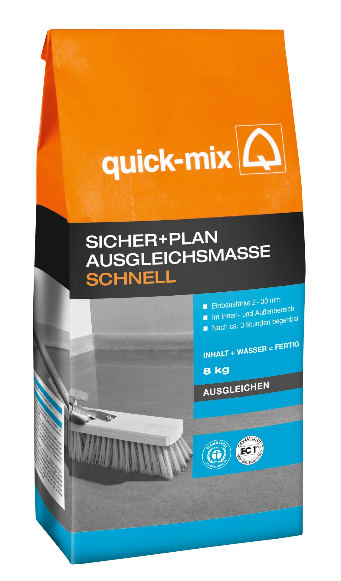 Bild von Quick-mix Ausgleichsmasse 'Sicher+Plan Schnell' 8 kg
