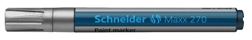 Bild von Schneider Schreibgeräte Lackmarker Maxx 270, 1-3 mm, silber