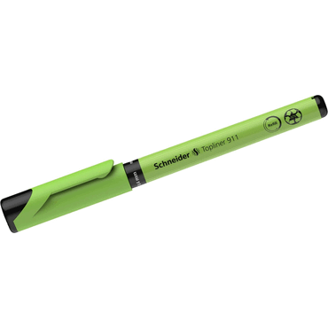 Bild von Schneider, Schreibstifte, Fineliner Topliner 911 (Schwarz, Black, 1 x)