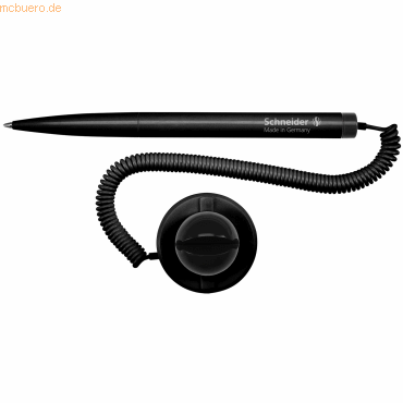 Bild von Schneider, Schreibstifte, Kugelschreiber Klick-Fix-Pen 1mm schwarz dokumentenecht Farbe des Schaftes: schwarz (Schwarz, 1 x)