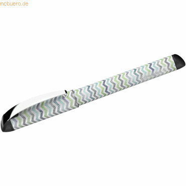 Bild von 4 x Schneider Füllhalter Glam Ornament M weiß mit Motiv