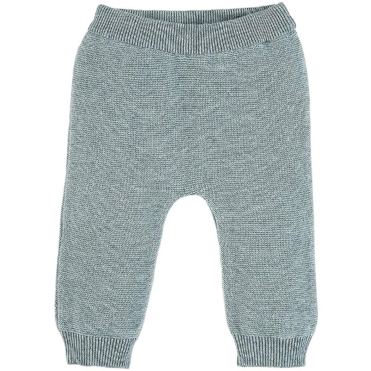 Bild von Sterntaler Unisex Kinder Gots Strick-hose Strickhose mit Rippstrickbund, Hellgrau Mel., 74 EU