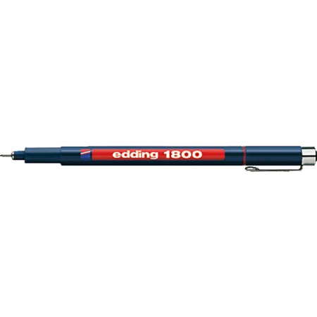 Bild von edding Fineliner Faserzeichner edding 1800 profipen 0.3 ca. 0,35mm schwarz.