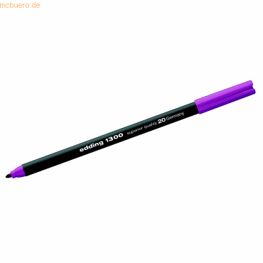 Bild von edding 1300 Fasermaler medium - magenta - 1 Stift - Rundspitze 2 mm - Filzstift zum Zeichnen und Schreiben - Filzstift für Schule, Mandala, Bullet Journal