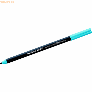 Bild von 5 x Edding Fasermaler edding 1300 color pen manganblau