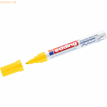 Bild von 10 x Edding Mattlack-Marker edding 4040 creative 1-2mm gelb