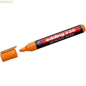 Bild von 10 x Edding Permanentmarker edding 330 orange