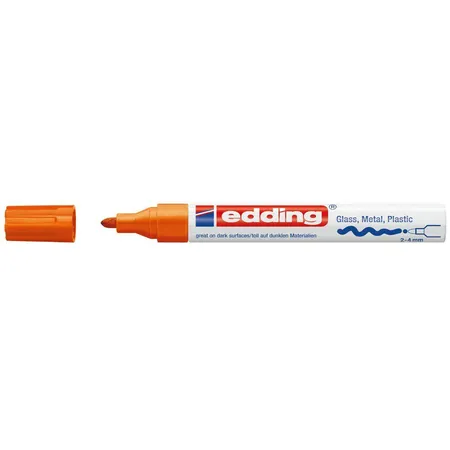 Bild von Edding, Marker, Lackmarker 750-CREA orange (Orange, 4 mm, 1 x)
