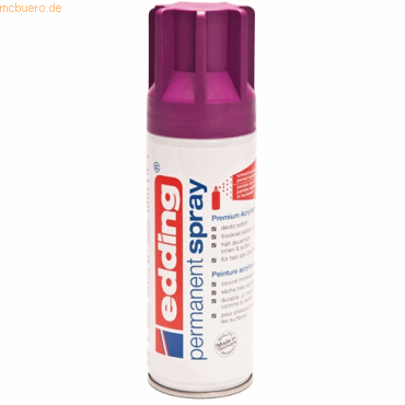Bild von edding 5200 Permanent Spray Premium-Acryllack, seidenmatt, 200ml, beere