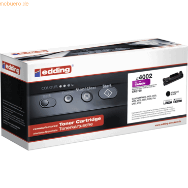 Bild von Edding Toner 18-4002 wie Canon CRG 728 schwarz - Tonereinheit (BK), Toner