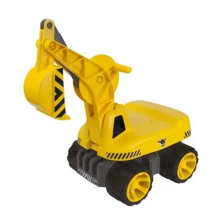 Bild von BIG - Power-Worker Maxi-Digger - Kinderfahrzeug, geeignet als Sandspielzeug und für das Kinderzimmer, Baggerfahrzeug zum Sitzen bis 50 kg, für Kinder ab 3 Jahren, Gelb