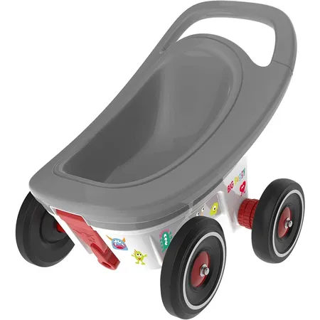 Bild von BIG - Buggy - 3-in-1 Multifunktions-Anhänger, Lauflernwagen mit verstellbarer Bremsfunktion, inklusive 4 Flüsterräder, Bobby Car Anhänger, für Kinder ab 1 Jahr