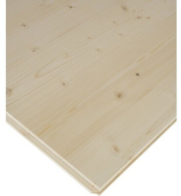 Bild von binderholz 3-Schicht-Ausbauplatte B/C 'plus' Fichte geschliffen 1250 x 625 x 19 mm