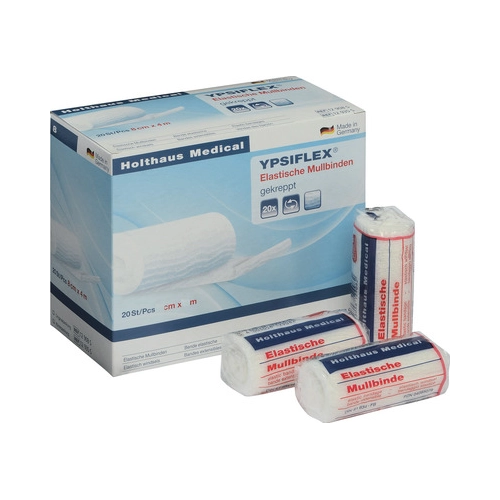 Bild von HOLTHAUS MEDICAL MULLBINDEN elastisch 12 cmx4 m