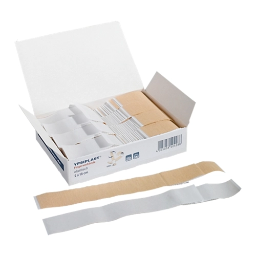 Bild von Fingerverband YPSIPLAST®, 100 Stück, 20 x 180 mm, für hohe mechanische Bewegung, elastisch, hautfarbenes Gewebe
