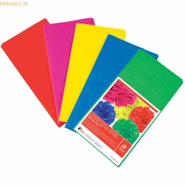 Bild von Staufen, Bastelpapier, Werola Seidenpapier 794081000 20g 50x70cm 520Bl. weiss (20 g/m², 1 x)