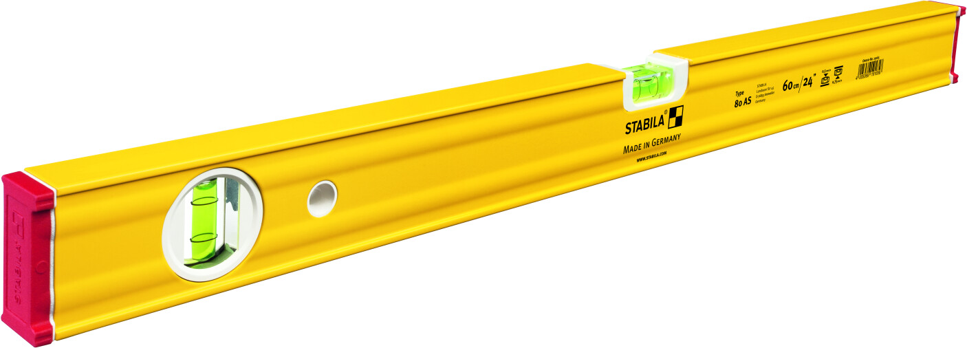 Bild von Stabila Type 80 AS 19165 Leichtmetall-Wasserwaage 60cm