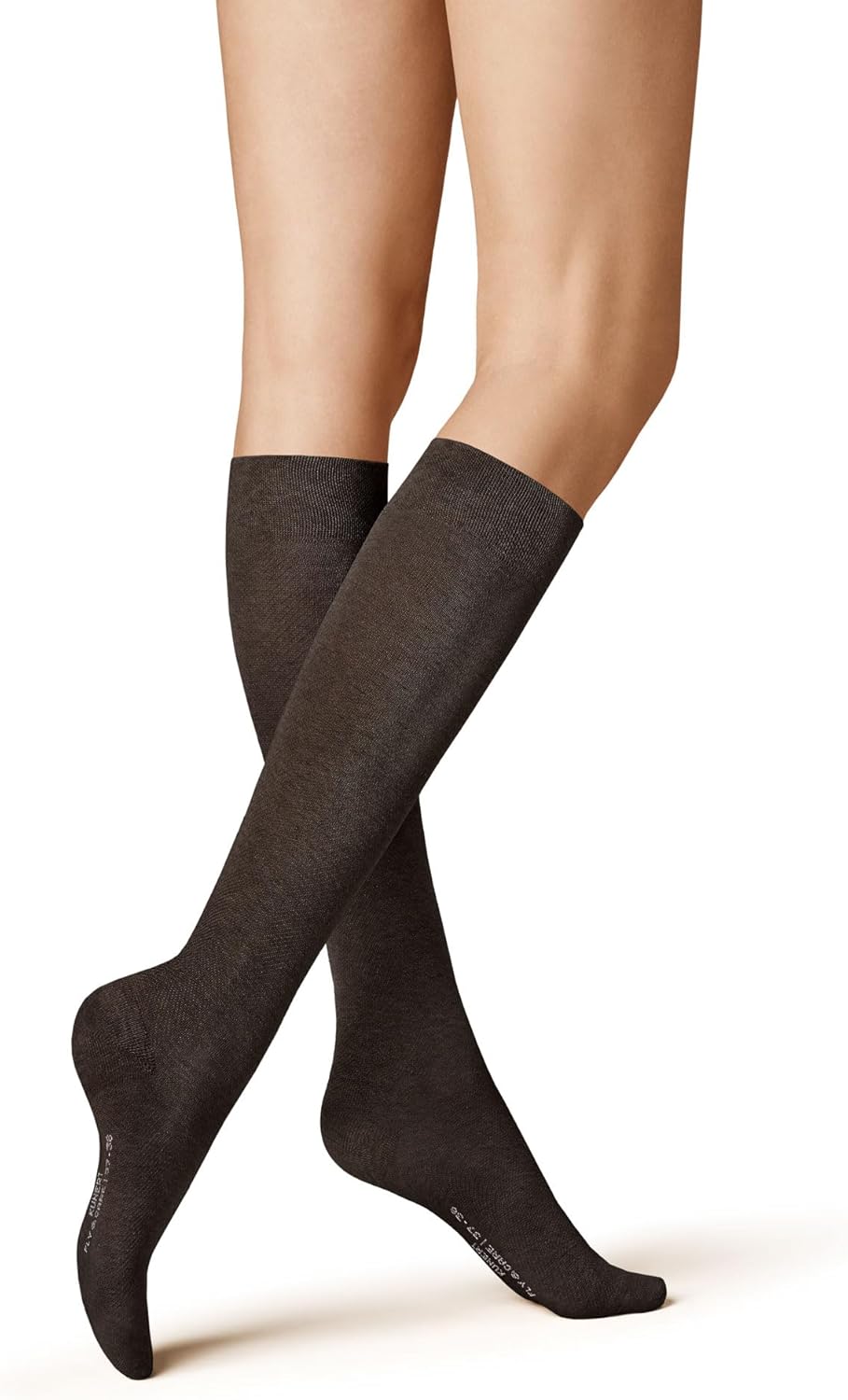 Bild von KUNERT Damen FLY&CARE® -  41/42 - Stützende Damen Kniestrümpfe als Reisebegleiter (Stützklasse 3) - Anthrazitmel (Grau)