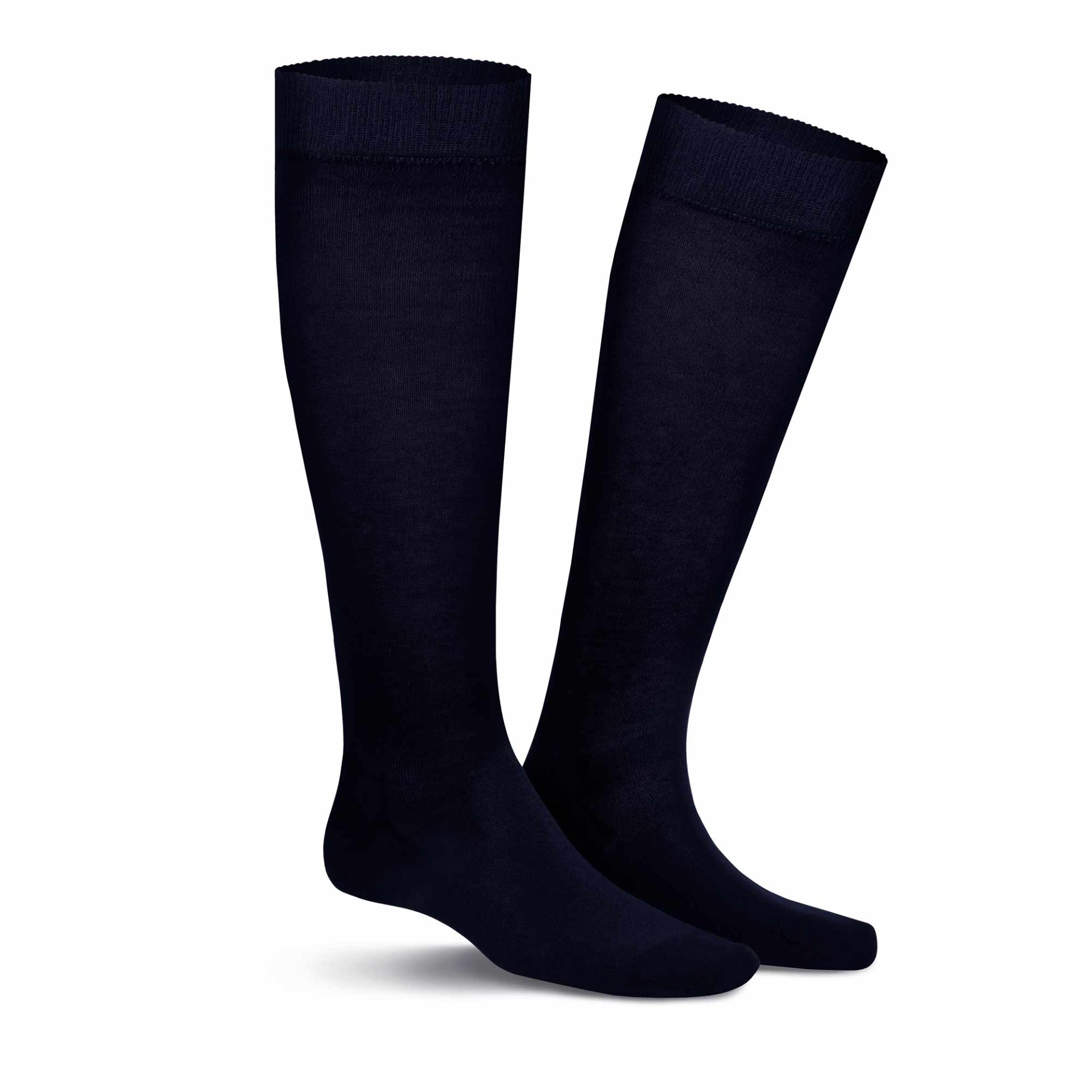 Bild von KUNERT Herren RICHARD  -  43/46 - Herren Kniestrumpf mit hohem Baumwollanteil - Navy (Blau)