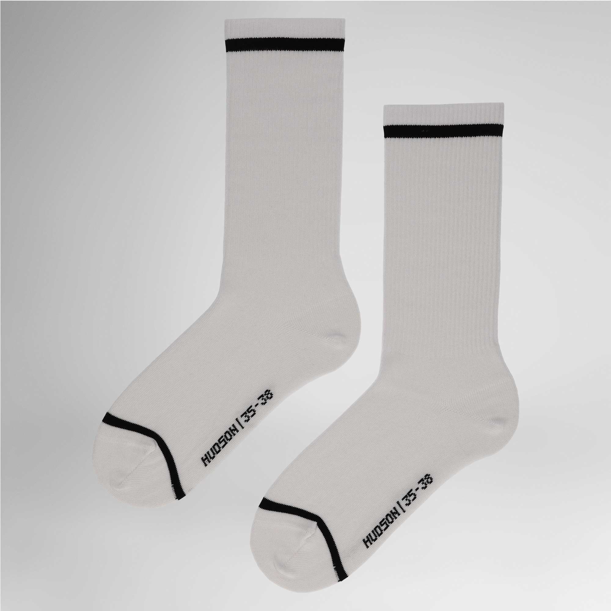 Bild von HUDSON Damen Fancy Sport - 39-42 - Socken mit Neonstreifen - Black 0005 (Schwarz)