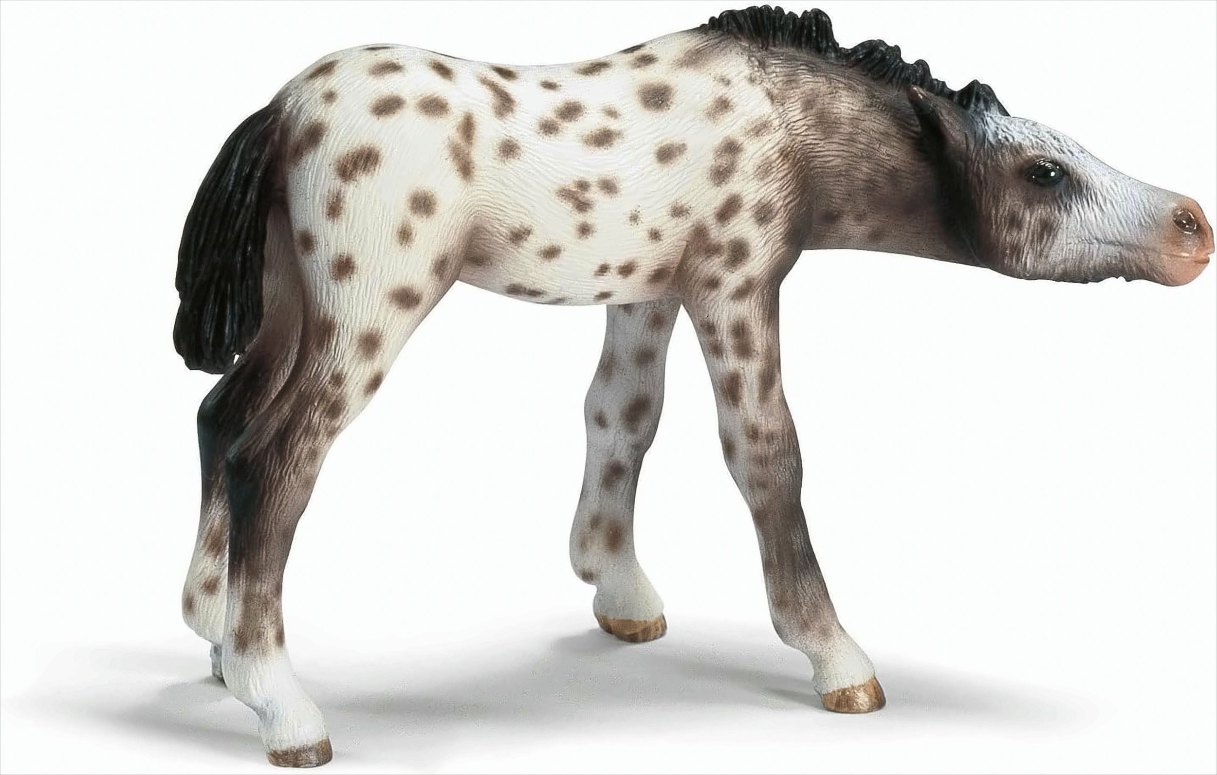 Bild von Schleich® 13619 Horse Club Knabstrupper Fohlen, saugend
