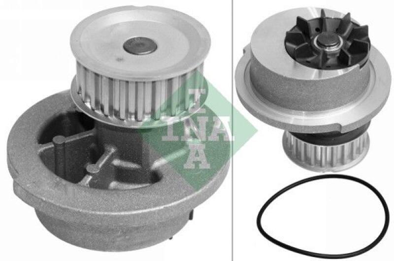 Bild von INA 538 0024 10 Wasserpumpe Kühlmittelpumpe, Kühlwasserpumpe 23 OPEL: Astra G CC, Corsa C Hatchback