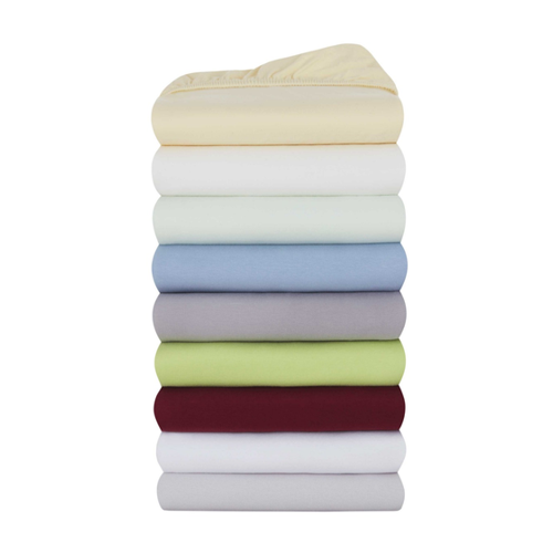 Bild von MFO Jersey Spannbetttuch platin 190x200