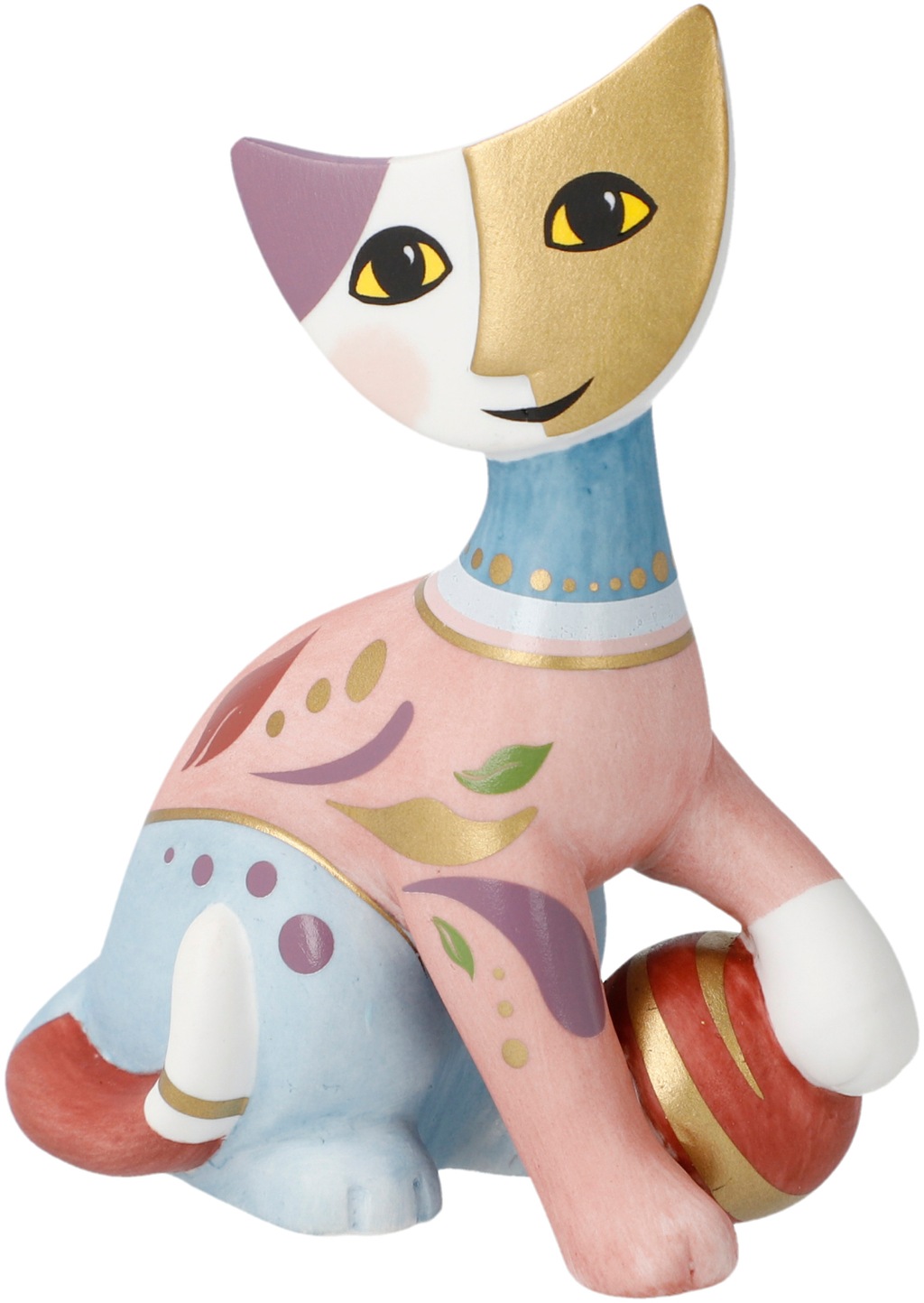 Bild von Sammelfigur GOEBEL "Figur Rosina Wachtmeister - "Maris"", bunt, H:9cm T:7cm, Biskuitporzellan, Dekofiguren, Katze