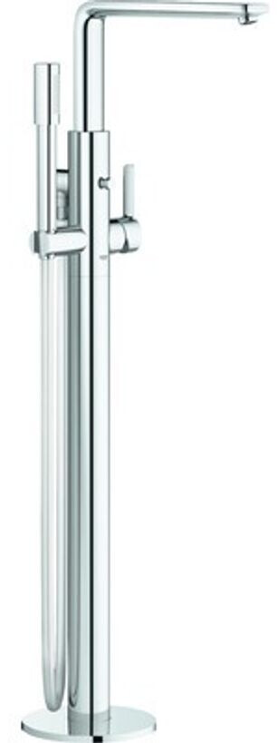 Bild von GROHE Lineare - Einhand- Wannenbatterie (Bodenmontage, mit Temperaturbegrenzer, Ausladung 271 mm, Auslauf mit Mousseur), chrom, 23792001