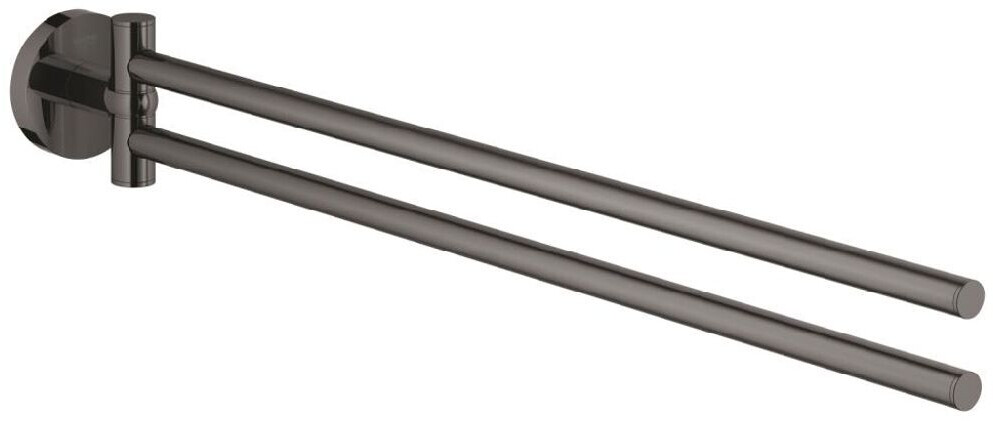 Bild von GROHE Handtuchhalter Essentials 40371 2-armig 450mm hard graphite, 40371A01 40371A01