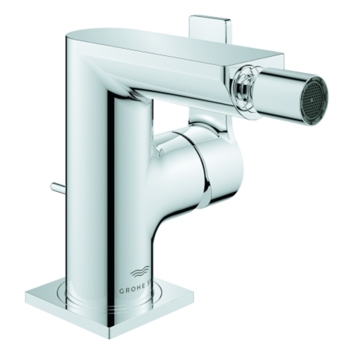 Bild von Grohe Allure Einhand-Bidetbatterie, Ausladung 114mm, Zugstangen-Ablaufgarnitur, 24160001