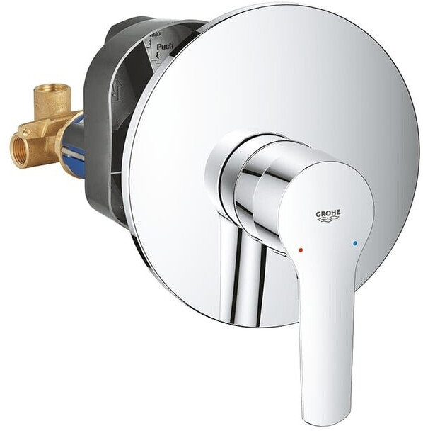 Bild von GROHE QUICKFIX Start - Einhand-Brausearmatur (Wandmontage, Fertigmontageset, langlebige Oberfläche), chrom, rund, 32590002