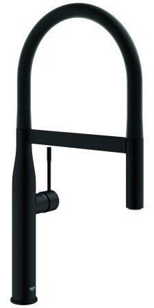 Bild von GROHE Essence Einhand-Spültischbatterie, Ausladung 240mm, Profibrause mit flexiblem Schlauch, schwenkbar, MagneticDocking, 30503KF0