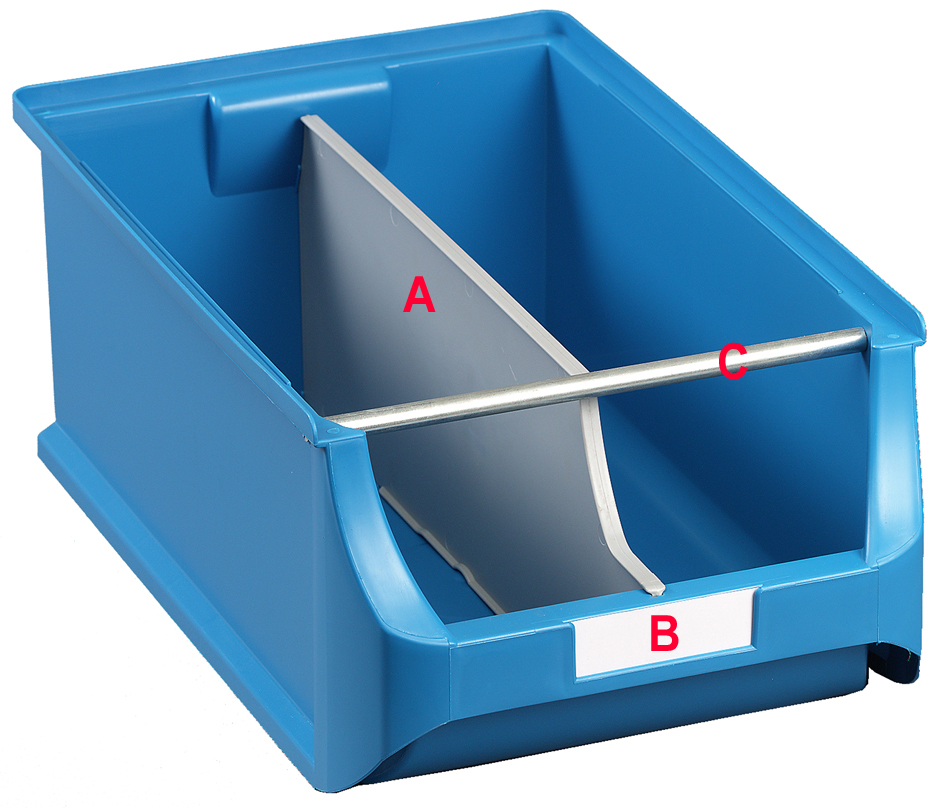 Bild von Allit, Lagerbehälter, Einsteckschild fr Sichtlagerkasten ProfiPlus Box 4
