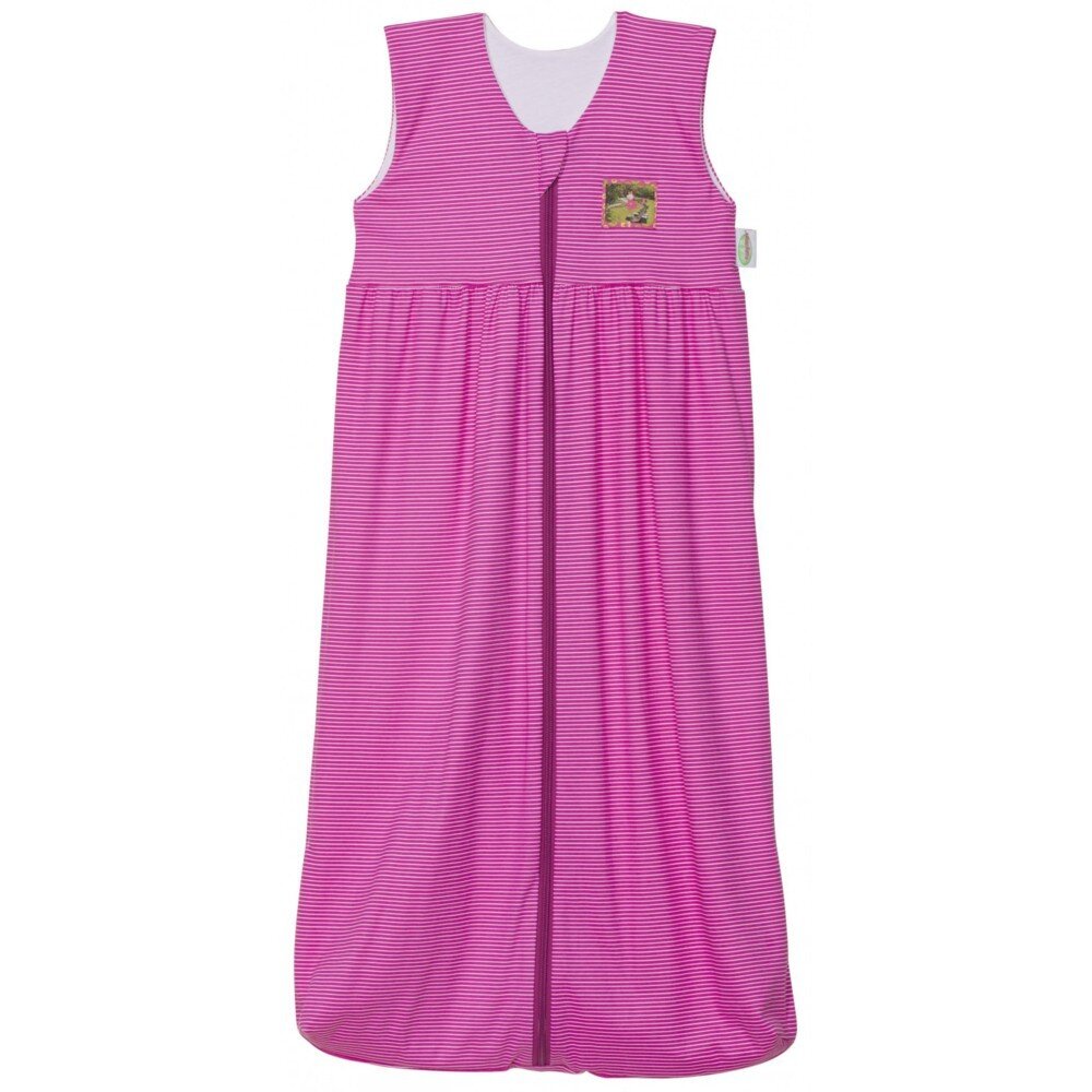 Bild von Odenwälder Jersey-Schlafsack Anni Streifen fuchsia 70