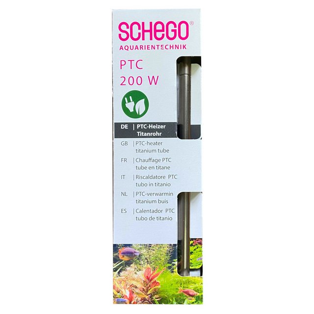Bild von SCHEGO Regelheizer PTC-Heizer Titanrohr energieeffizienter Aquarium Heizstab - 200W