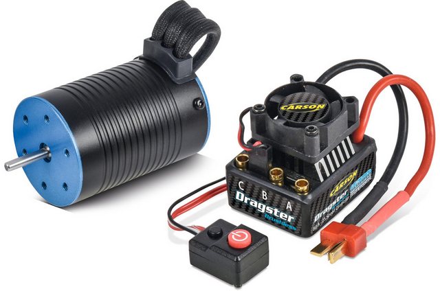 Bild von CARSON Carson Brushless Set DRAGSTER 8T Motor + Regler RC-Ladegerät