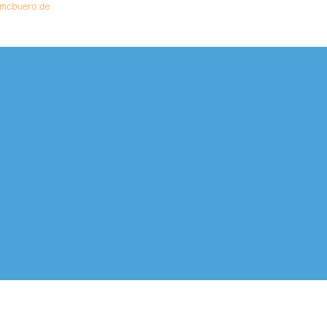 Bild von 10 x Heyda Tonpapier 130g/qm 50x70cm himmelblau