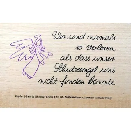 Bild von Heyda 4888608 - Poesiestempel Wir sind niemals...