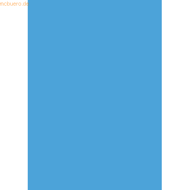 Bild von 100 x Heyda Tonpapier 130g/qm A4 himmelblau