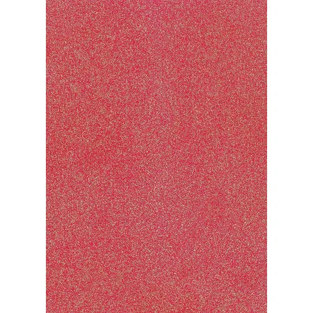 Bild von Heyda GlitterkartonA4 200g rot neon, VE=10