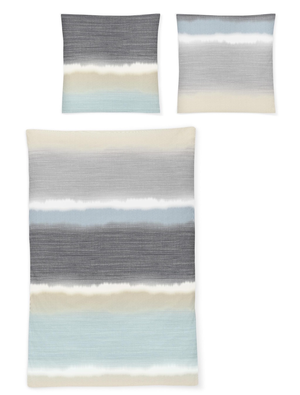 Bild von Irisette Bettwäsche Mako-Satin Bettwäsche Set Sky 155 x 200 cm bunt, Baumwolle, 2 teilig, bettwäsche 155x200 baumwolle reißverschluss warm baumwolle bettwäsche