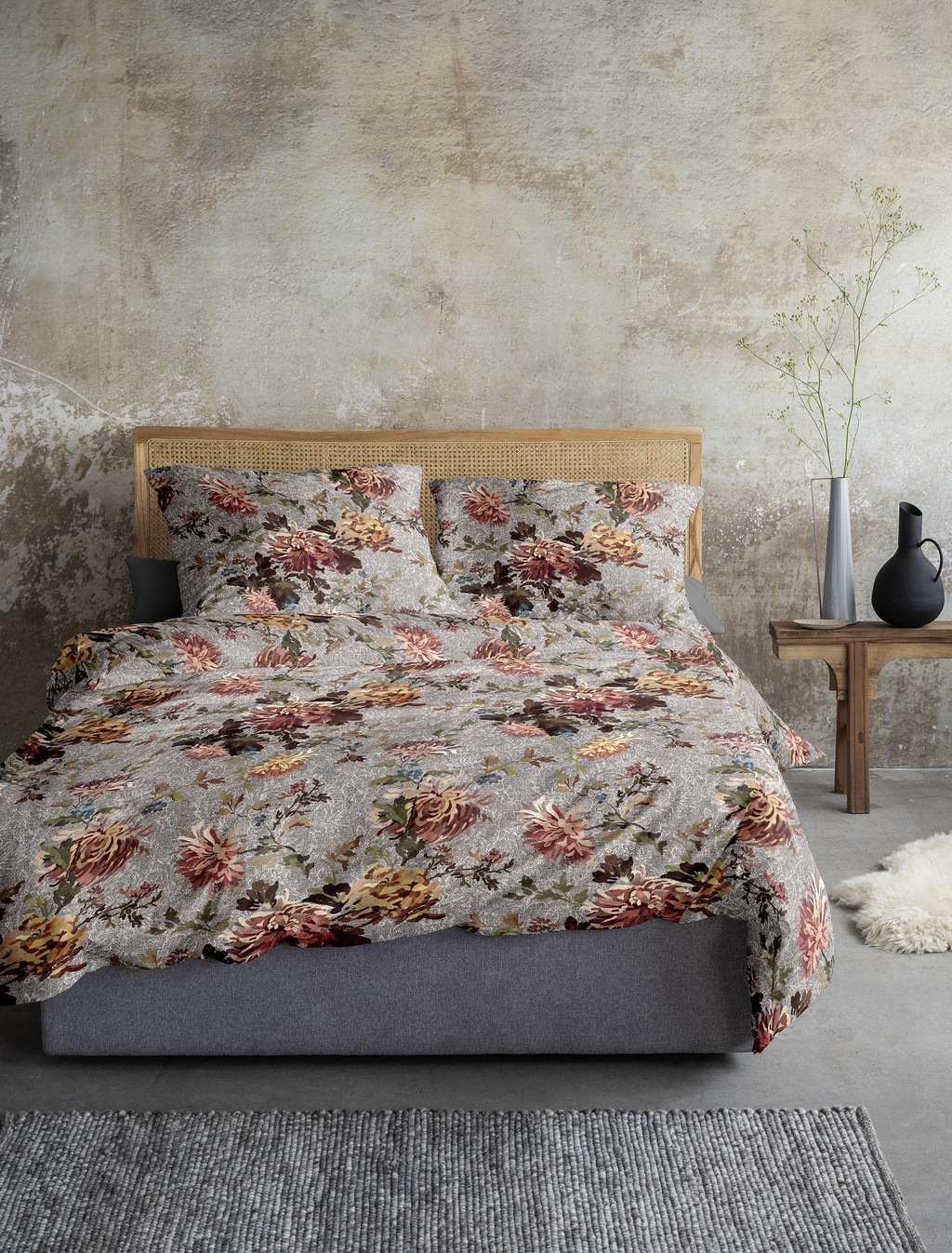 Bild von Irisette Bettwäsche Flausch-Cotton Bettwäsche Set Zobel 8552 155 x 220 cm grau, Baumwolle, 2 teilig, bettwäsche 155x220 baumwolle winter warm sale Weihnachten