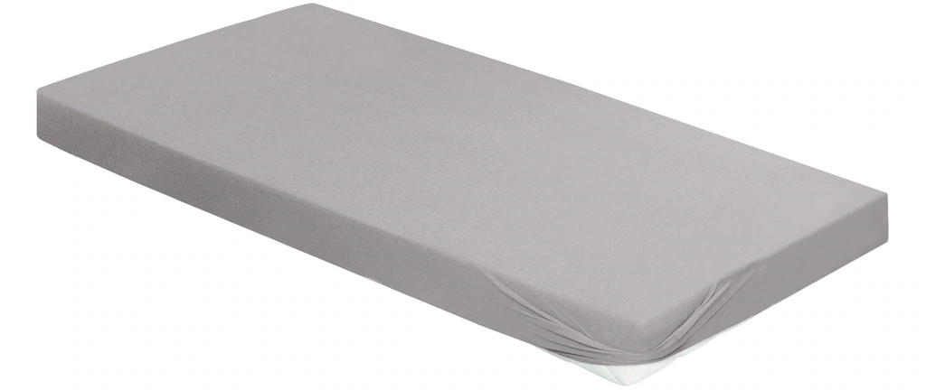 Bild von Irisette Spannbettlaken Tencel-Stretch Spannbetttuch Erba 0030 100 x 200 cm silber, Baumwolle, Gummizug: Rundum, (1 Stück), Spannbettlaken Spannbettuch Bettlaken Spanner