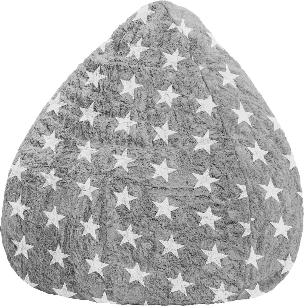 Bild von Sitting Point BeanBag Fluffy Stars XL grau (34751003)