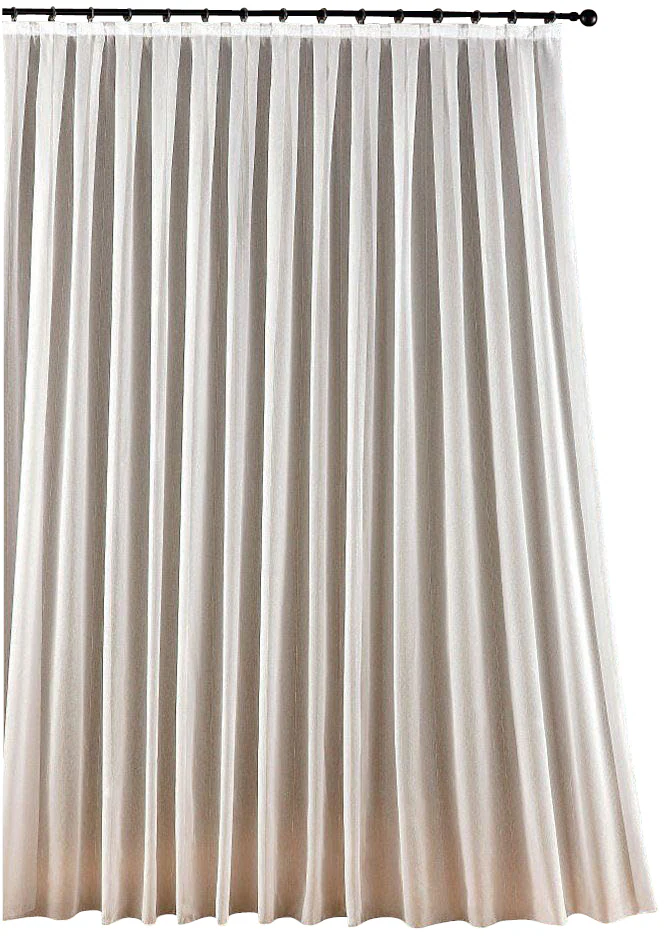Bild von Gardine WECKBRODT "Webstore", weiß, B:230cm H:175cm, Polyester, Gardinen, feste Falten, Polyester, uni, nach Maß