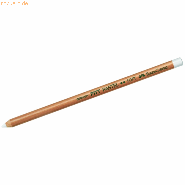 Bild von Faber-Castell Farbstift Pitt Pastel Farbe 101 weiß soft